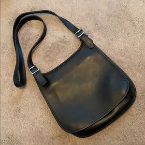 Coach Vintage Black Slim Flap Bag